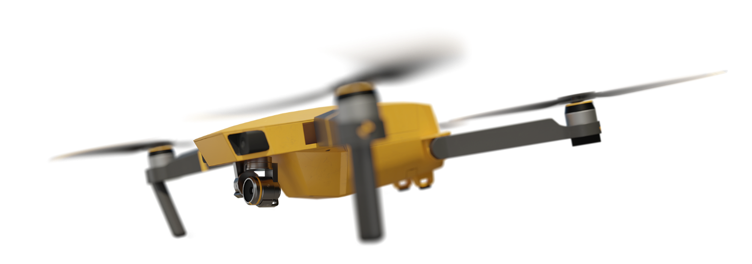 Training drone used in Drone Simulator VR – combines realism with a recognizable design for educational use